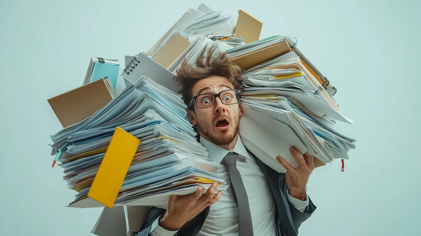 Stress man due to manual traditional lead gen